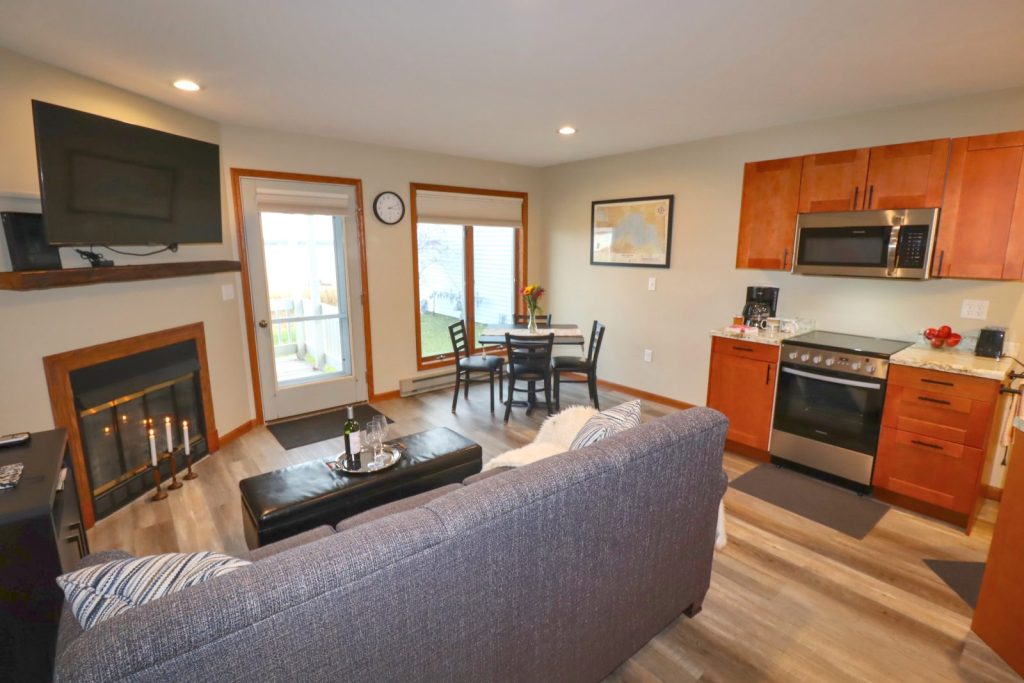 Modern Beach Front Condo with Lake Views Main Image